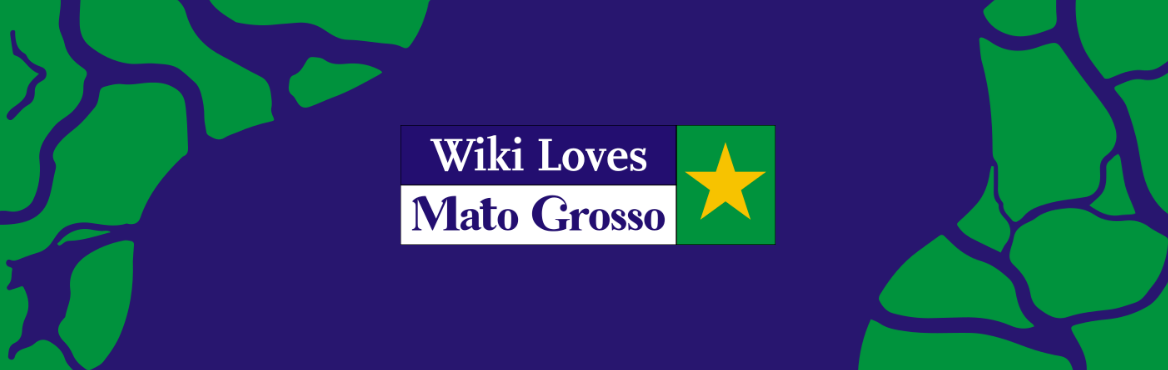 Identidade visual e logo do Wiki Loves Mato Grosso.